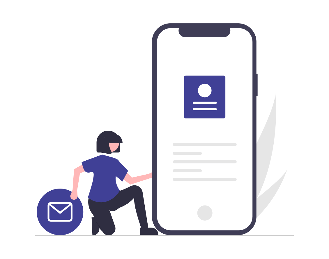 Contact Form Illustration